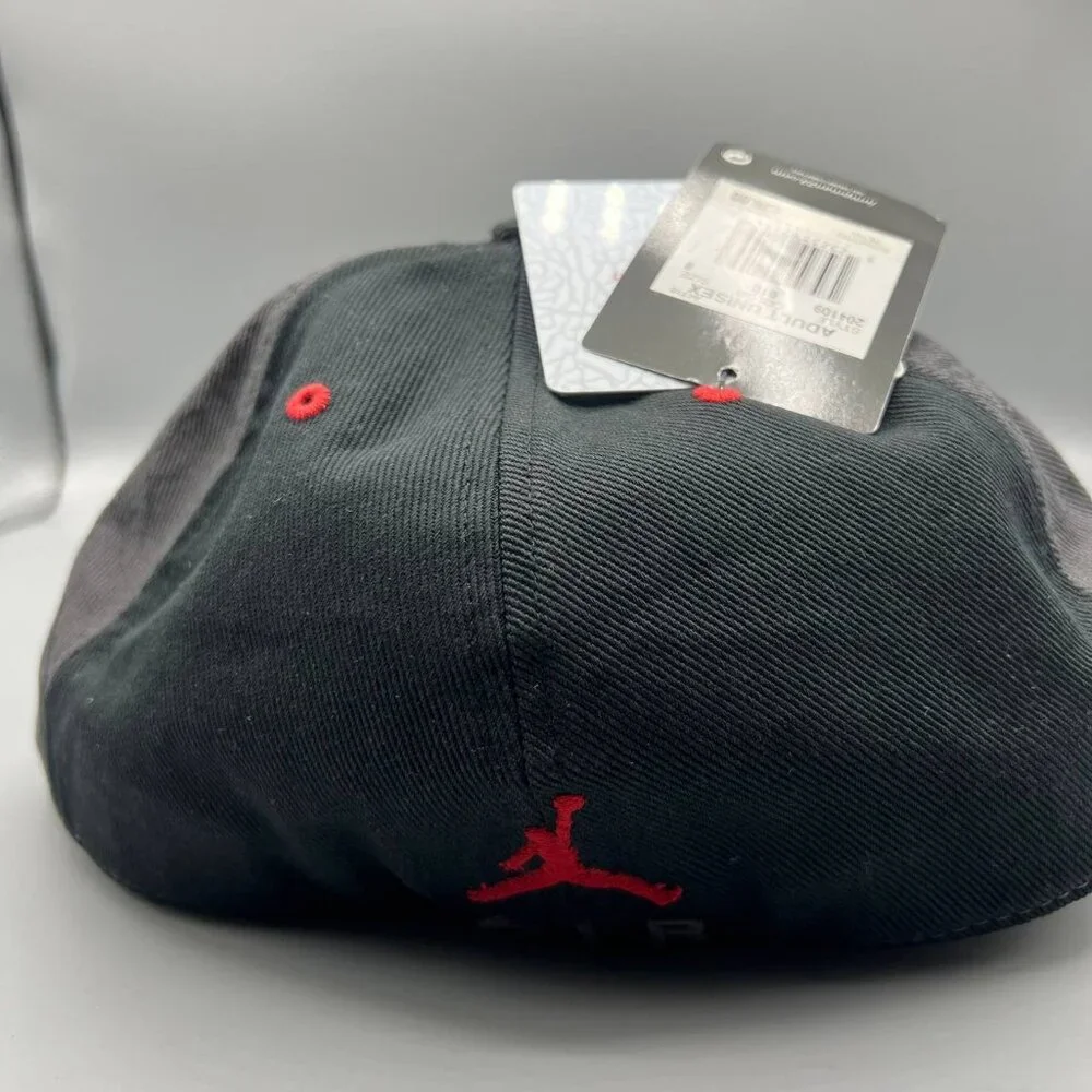 Air Jordan Hat‎ Men 8 Black Retro Jumpman Fitted Cap New